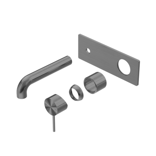 MECCA WALL BASIN/BATH MIXER 160MM TRIM KITS ONLY GUN METAL
