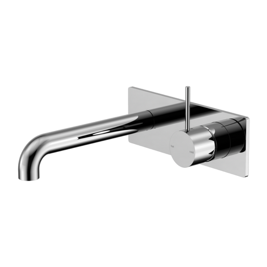 MECCA WALL BASIN/BATH MIXER HANDLE UP 160MM CHROME