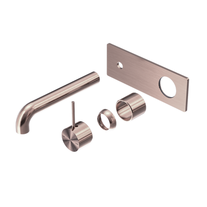 MECCA WALL BASIN/BATH MIXER HANDLE UP 120MM TRIM KITS ONLY BRUSHED BRONZE