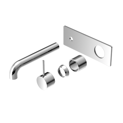 MECCA WALL BASIN/BATH MIXER HANDLE UP 260MM TRIM KITS ONLY CHROME