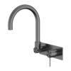 MECCA WALL BASIN/BATH MIXER SWIVEL SPOUT GUN METAL