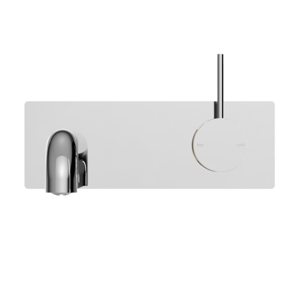 MECCA WALL BASIN/BATH MIXER HANDLE UP 120MM CHROME