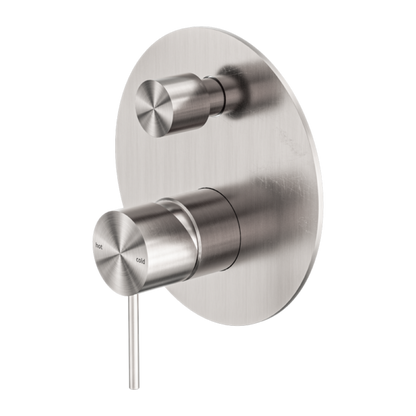 MECCA SHOWER MIXER WITH DIVERTOR BRUSHED NICKEL