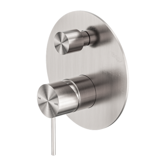 MECCA SHOWER MIXER WITH DIVERTOR BRUSHED NICKEL