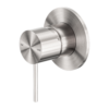 MECCA SHOWER MIXER 80MM PLATE BRUSHED NICKEL