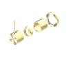 MECCA SHOWER MIXER 60MM HANDLE UP PLATE TRIM KITS ONLY BRUSHED GOLD