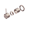 MECCA SHOWER MIXER 60MM HANDLE UP PLATE TRIM KITS ONLY BRUSHED BRONZE