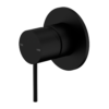 MECCA SHOWER MIXER 80MM PLATE MATTE BLACK