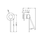 MECCA CARE SHOWER MIXER TRIM KITS ONLY BRUSHED NICKEL