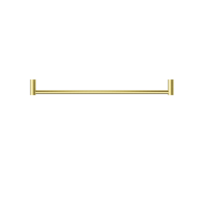 NEW MECCA SINGLE TOWEL RAIL 800MM BRUSHED GOLD