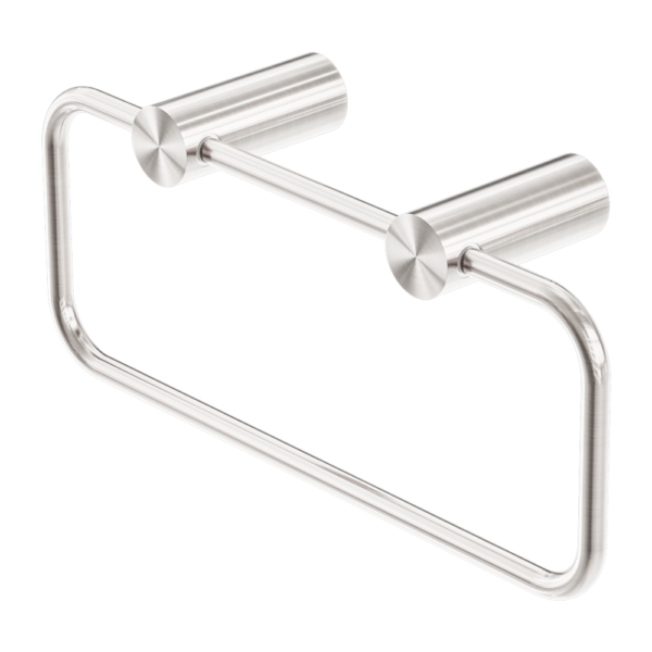 NEW MECCA TOWEL RING BRUSHED NICKEL