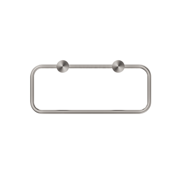 NEW MECCA TOWEL RING BRUSHED NICKEL