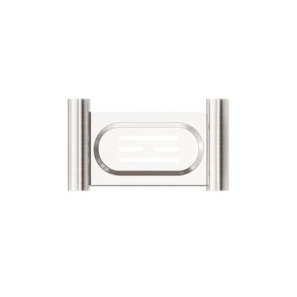 NEW MECCA SOAP DISH HOLDER BRUSHED NICKEL