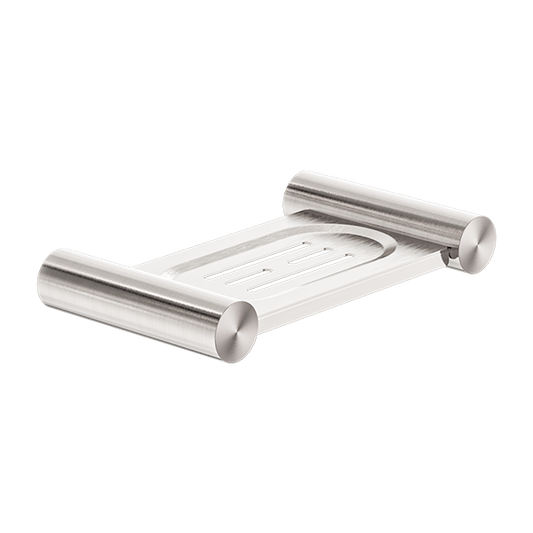 NEW MECCA SOAP DISH HOLDER BRUSHED NICKEL