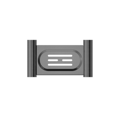 NEW MECCA SOAP DISH HOLDER GUN METAL