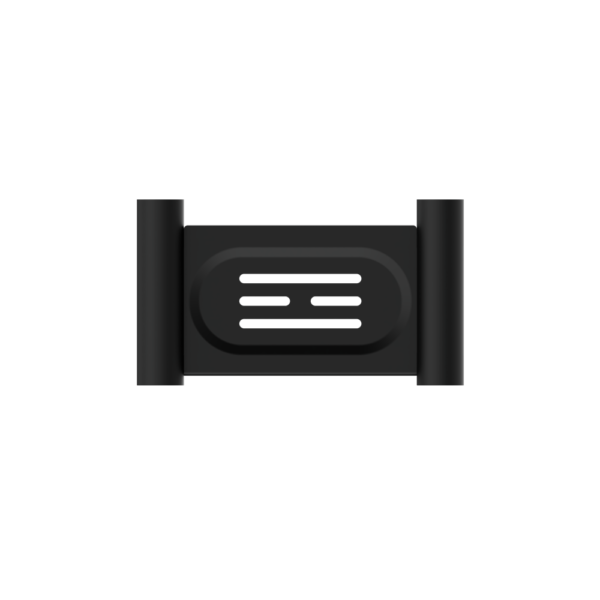 NEW MECCA SOAP DISH HOLDER MATTE BLACK