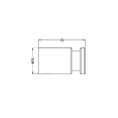 NEW MECCA ROBE HOOK BRUSHED NICKEL