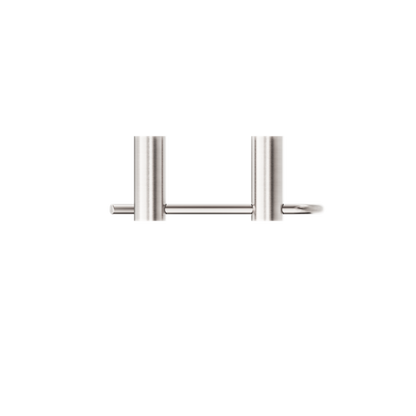 NEW MECCA TOILET ROLL HOLDER BRUSHED NICKEL