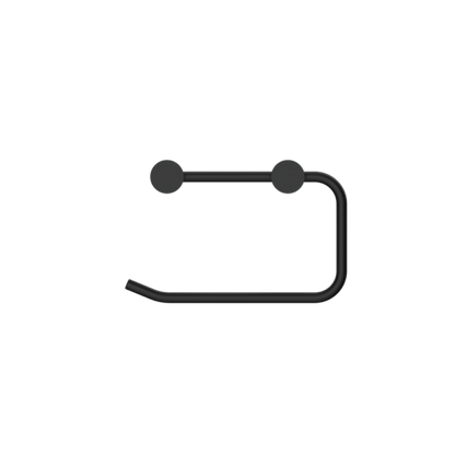 NEW MECCA TOILET ROLL HOLDER MATTE BLACK