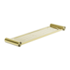 NEW MECCA METAL SHOWER SHELF BRUSHED GOLD