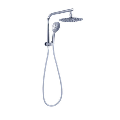 MECCA 2 IN 1 TWIN SHOWER CHROME