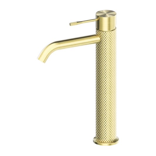 OPAL TALL BASIN MIXER BRUSHED GOLD