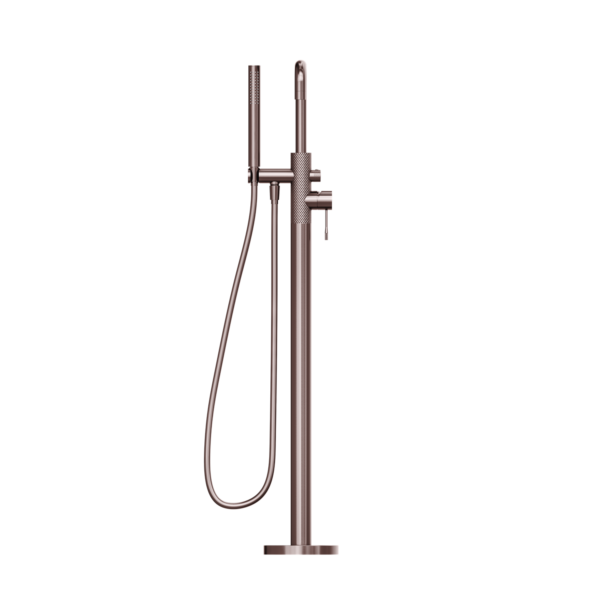 OPAL FREESTANDING BATH MIXER WITH HAND SHOWER BRUSHED BRONZE