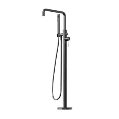 OPAL FREESTANDING BATH MIXER WITH HAND SHOWER GRAPHITE