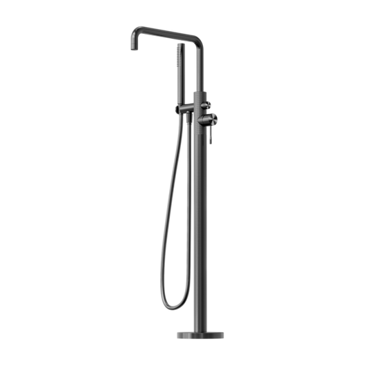 OPAL FREESTANDING BATH MIXER WITH HAND SHOWER GRAPHITE