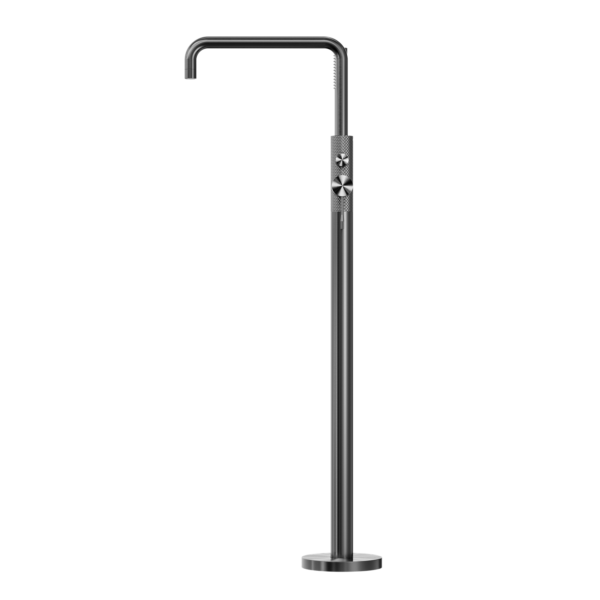 OPAL FREESTANDING BATH MIXER WITH HAND SHOWER GRAPHITE