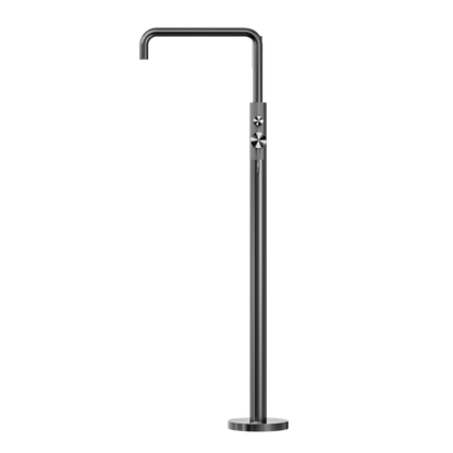 OPAL FREESTANDING BATH MIXER WITH HAND SHOWER GRAPHITE