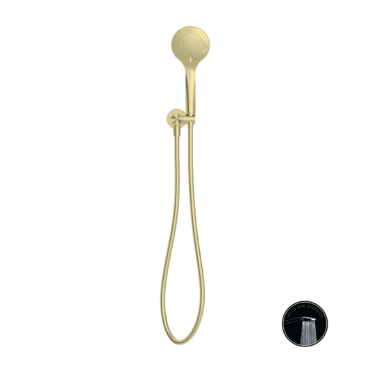 OPAL SHOWER ON BRACKET WITH AIR SHOWER BRUSHED GOLD