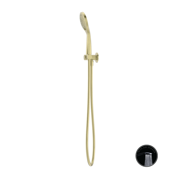 OPAL SHOWER ON BRACKET WITH AIR SHOWER BRUSHED GOLD