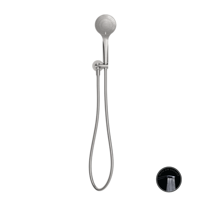 OPAL SHOWER ON BRACKET WITH AIR SHOWER BRUSHED NICKEL