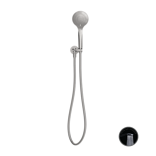 OPAL SHOWER ON BRACKET WITH AIR SHOWER BRUSHED NICKEL