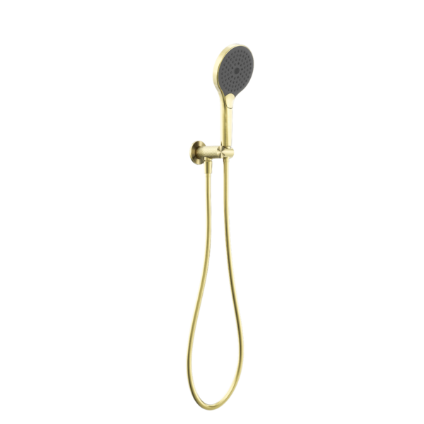 OPAL SHOWER ON BRACKET WITH AIR SHOWER II BRUSHED GOLD