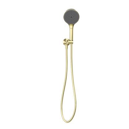 OPAL SHOWER ON BRACKET WITH AIR SHOWER II BRUSHED GOLD