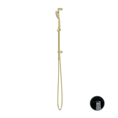 OPAL SHOWER RAIL WITH AIR SHOWER BRUSHED GOLD