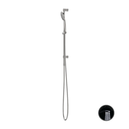 OPAL SHOWER RAIL WITH AIR SHOWER BRUSHED NICKEL