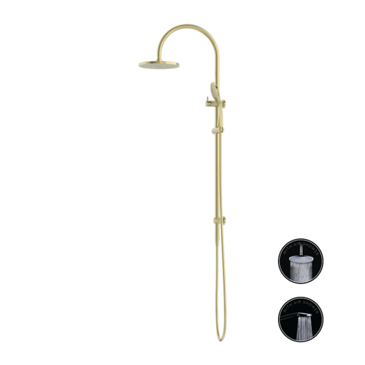 OPAL TWIN SHOWER WITH AIR SHOWER BRUSHED GOLD