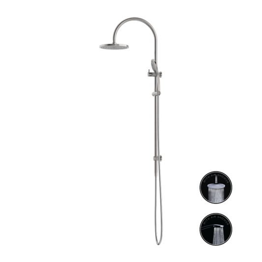 OPAL TWIN SHOWER WITH AIR SHOWER BRUSHED NICKEL