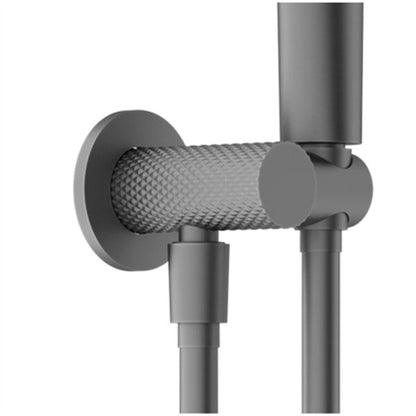 OPAL SHOWER ON BRACKET GRAPHITE