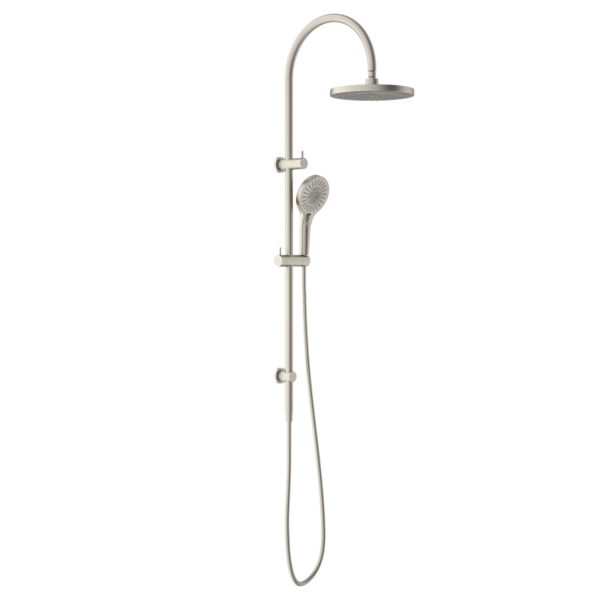 OPAL TWIN SHOWER BRUSHED NICKEL