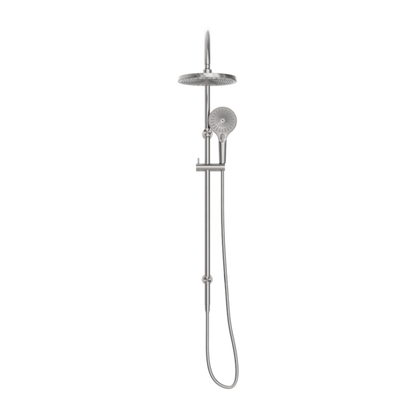 OPAL TWIN SHOWER BRUSHED NICKEL
