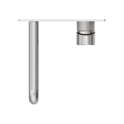 OPAL WALL BASIN/BATH MIXER 120MM BRUSHED NICKEL