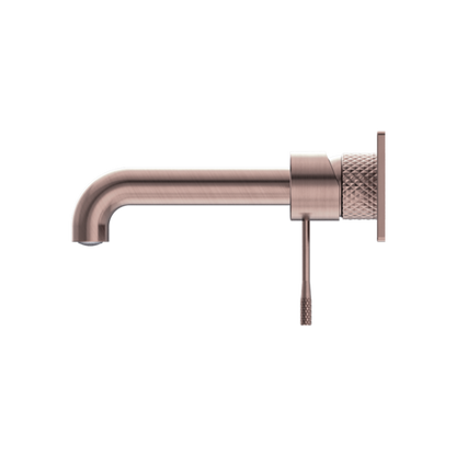 OPAL WALL BASIN/BATH MIXER 260MM BRUSHED BRONZE