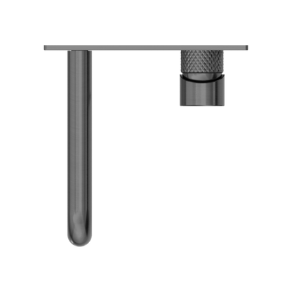 OPAL WALL BASIN/BATH MIXER 185MM GRAPHITE
