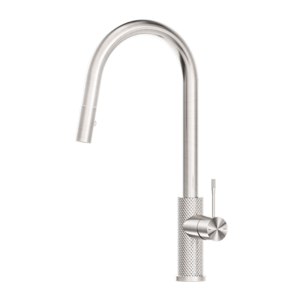 OPAL PULL OUT SINK MIXER WITH VEGIE SPRAY FUNCTION BRUSHED NICKEL