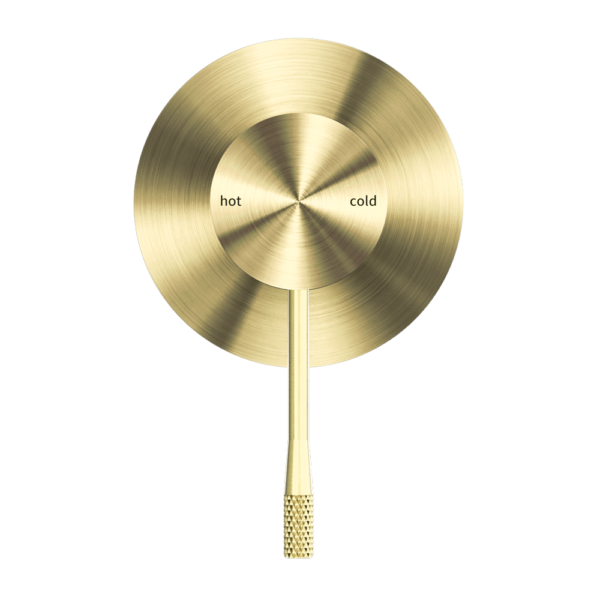 OPAL SHOWER MIXER 80MM PLATE BRUSHED GOLD