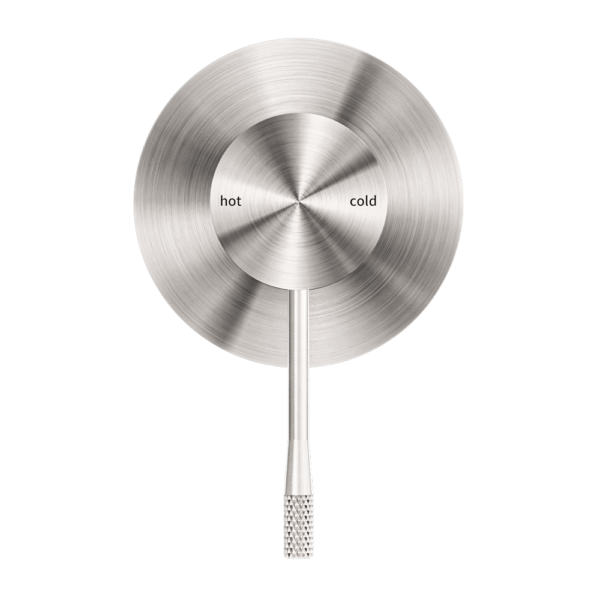 OPAL SHOWER MIXER 80MM PLATE BRUSHED NICKEL